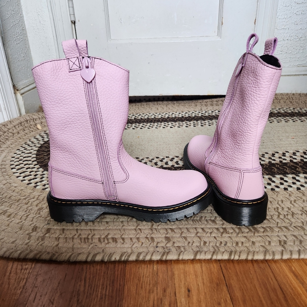 Dr. Martens Pink Bex Heart P-O Boot - Picture 11 of 11